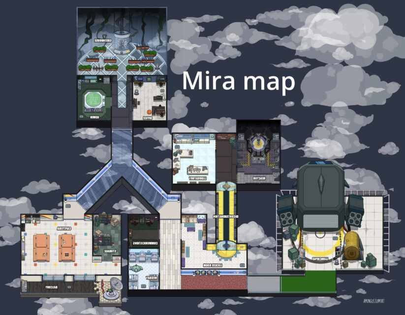 Among us mira map