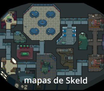 Among us La guía de mapas de Skeld