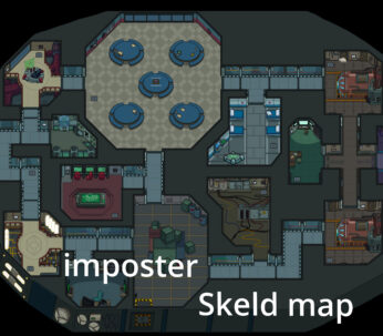 how to use them imposter on the Skeld map