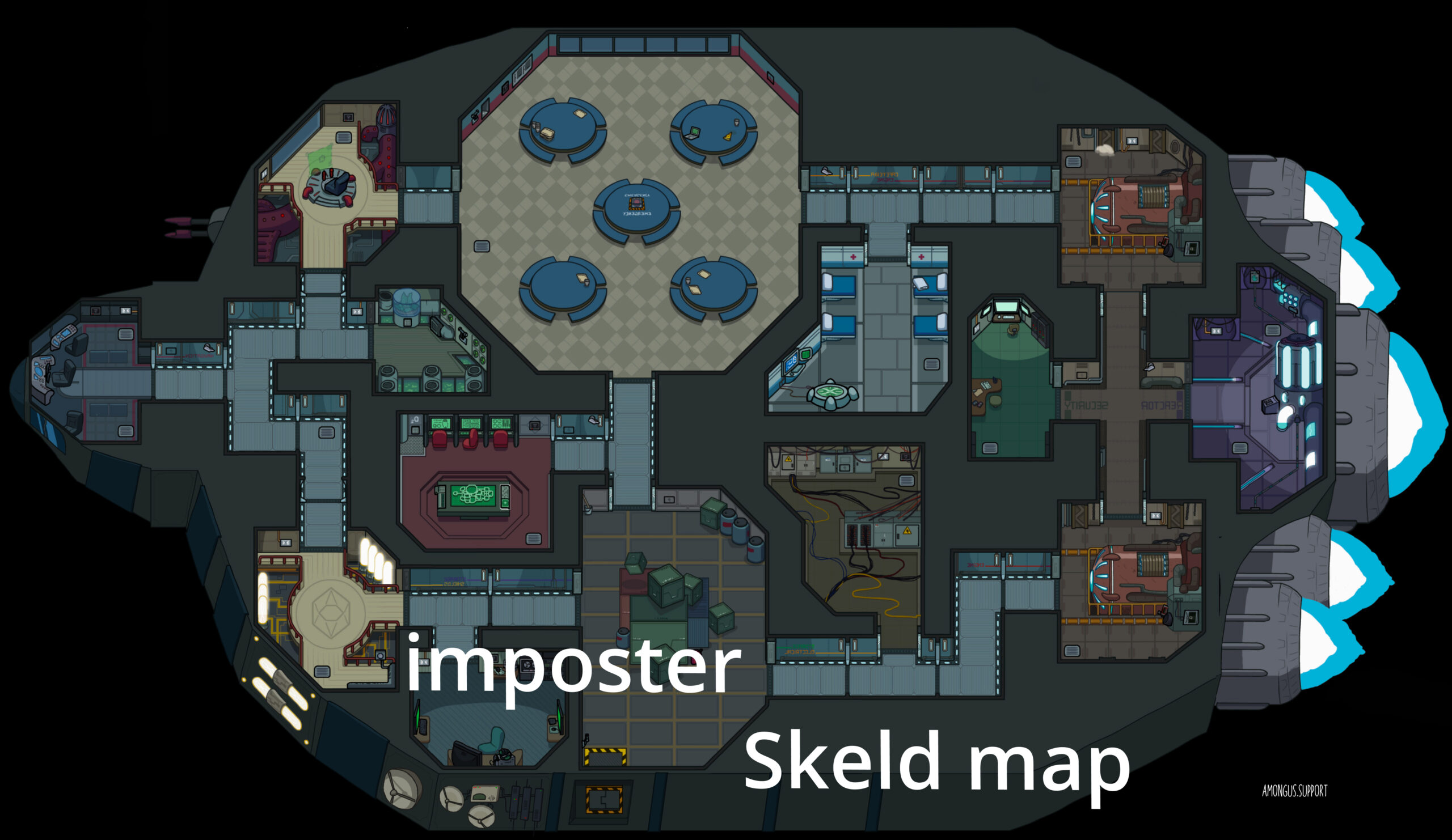 Among Us How To Use Them Imposter On The Skeld Map Amongus Support The Best Porn Website 3283