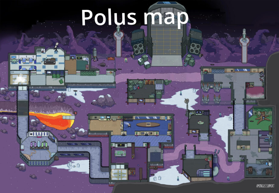 Among us polus map