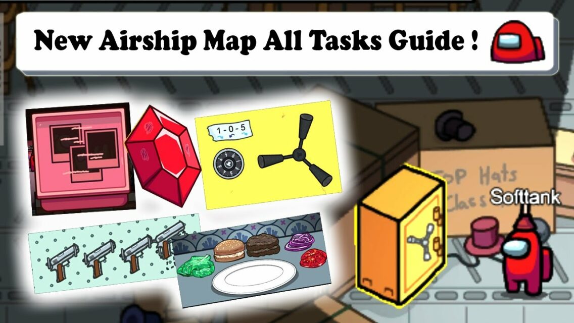 Among Us New Airship Map How To Do All New Tasks Guide Amongussupport